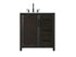 Elegant Lighting Alina 32 inch Single Bathroom Vanity in Chocolate Oak Model: VF29532CO