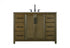 Elegant Lighting Alina 48 inch Single Bathroom Vanity in Chocolate Oak Model: VF29548CO
