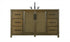 Elegant Lighting Alina 60 inch Single Bathroom Vanity in Chocolate Oak Model: VF29560CO