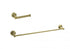 Elegant Lighting Alma 2 piece Bathroom Hardware Set in Brushed Gold Model: HWB-11S2BGD