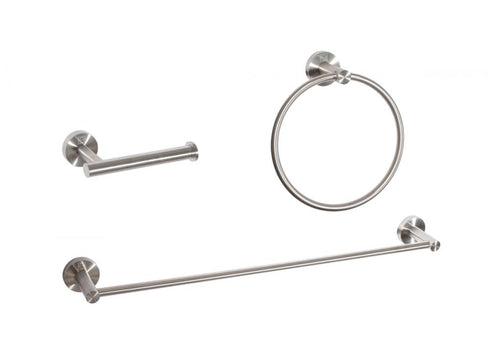 Elegant Lighting Alma 3 piece Bathroom Hardware Set in Brushed Gold Model: HWB-11S3RBGD