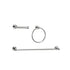 Elegant Lighting Alma 3 piece Bathroom Hardware Set in Brushed Gold Model: HWB-11S3RBGD