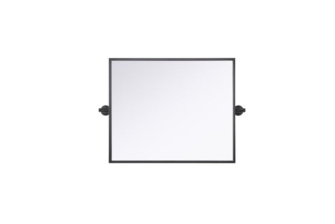 Elegant Lighting Amoura Metal Frame Mirror 20 Inch W x 24 Inch H in Black Model: MR6H2024BLK