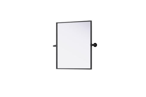 Elegant Lighting Amoura Metal Frame Mirror 20 Inch W x 24 Inch H in Black Model: MR6H2024BLK