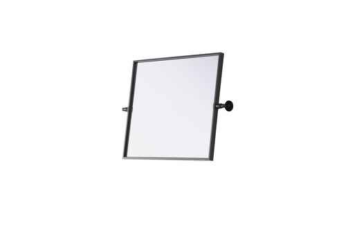 Elegant Lighting Amoura Metal Frame Mirror 20 Inch W x 24 Inch H in Black Model: MR6H2024BLK