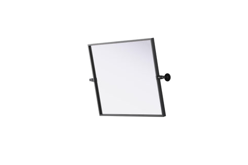 Elegant Lighting Amoura Metal Frame Mirror 20 Inch W x 24 Inch H in Black Model: MR6H2024BLK