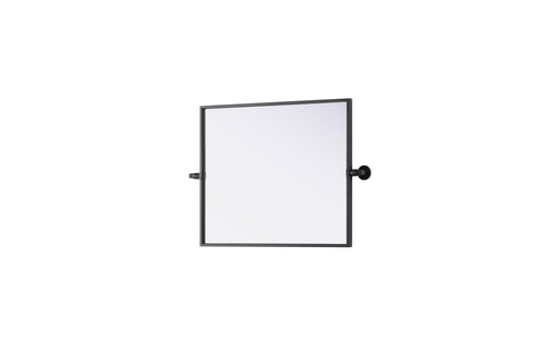 Elegant Lighting Amoura Metal Frame Mirror 20 Inch W x 24 Inch H in Black Model: MR6H2024BLK
