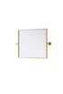 Elegant Lighting Amoura Metal Frame Mirror 20 Inch W x 24 Inch H in Brass Model: MR6H2024BRA