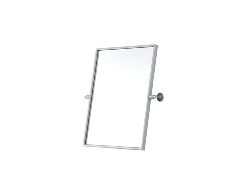 Elegant Lighting Amoura Metal Frame Mirror 20 Inch W x 24 Inch H in Silver Model: MR6H2024SIL