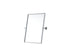 Elegant Lighting Amoura Metal Frame Mirror 20 Inch W x 24 Inch H in Silver Model: MR6H2024SIL
