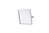Elegant Lighting Amoura Metal Frame Mirror 20 Inch W x 24 Inch H in Silver Model: MR6H2024SIL