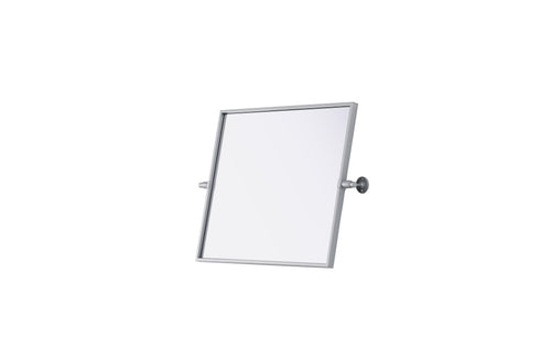 Elegant Lighting Amoura Metal Frame Mirror 20 Inch W x 24 Inch H in Silver Model: MR6H2024SIL