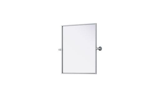 Elegant Lighting Amoura Metal Frame Mirror 20 Inch W x 24 Inch H in Silver Model: MR6H2024SIL