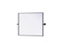 Elegant Lighting Amoura Metal Frame Mirror 24 Inch W x 30 Inch H in Black Model: MR6H2430BLK