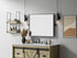 Elegant Lighting Amoura Metal Frame Mirror 24 Inch W x 30 Inch H in Black Model: MR6H2430BLK