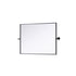 Elegant Lighting Amoura Metal Frame Mirror 24 Inch W x 32 Inch H in Black Model: MR6H2432BLK