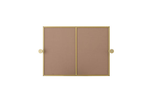 Elegant Lighting Amoura Metal Frame Mirror 24 Inch W x 32 Inch H in Brass Model: MR6H2432BRA