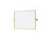 Elegant Lighting Amoura Metal Frame Mirror 24 Inch W x 32 Inch H in Brass Model: MR6H2432BRA