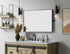 Elegant Lighting Amoura Metal Frame Mirror 24 Inch W x 36 Inch H in Black Model: MR6H2436BLK