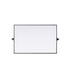 Elegant Lighting Amoura Metal Frame Mirror 24 Inch W x 36 Inch H in Black Model: MR6H2436BLK