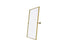 Elegant Lighting Amoura Metal Frame Mirror 24 Inch W x 36 Inch H in Brass Model: MR6H2436BRA