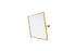 Elegant Lighting Amoura Metal Frame Mirror 24 Inch W x 36 Inch H in Brass Model: MR6H2436BRA
