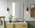 Elegant Lighting Amoura Metal Frame Mirror 24 Inch W x 36 Inch H in Brass Model: MR6H2436BRA