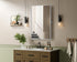 Elegant Lighting Amoura Metal Frame Mirror 24 Inch W x 36 Inch H in Silver Model: MR6H2436SIL