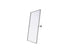 Elegant Lighting Amoura Metal Frame Mirror 24 Inch W x 36 Inch H in Silver Model: MR6H2436SIL