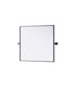 Elegant Lighting Amoura Metal Frame Mirror 27 Inch W x 30 Inch H in Black Model: MR6H2730BLK