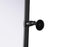 Elegant Lighting Amoura Metal Frame Mirror 27 Inch W x 30 Inch H in Black Model: MR6H2730BLK