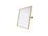 Elegant Lighting Amoura Metal Frame Mirror 27 Inch W x 30 Inch H in Brass Model: MR6H2730BRA