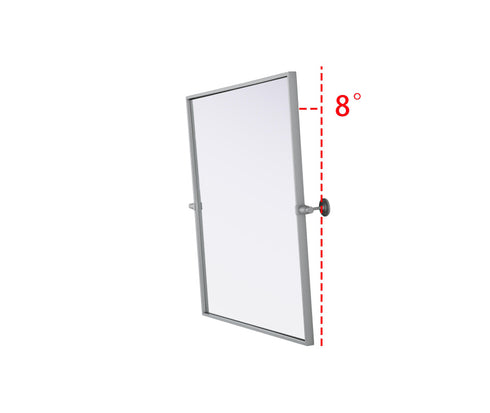 Elegant Lighting Amoura Metal Frame Mirror 27 Inch W x 30 Inch H in Silver Model: MR6H2730SIL