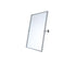 Elegant Lighting Amoura Metal Frame Mirror 27 Inch W x 30 Inch H in Silver Model: MR6H2730SIL