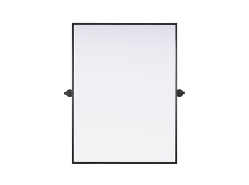 Elegant Lighting Amoura Metal Frame Mirror 27 Inch W x 36 Inch H in Black Model: MR6H2736BLK