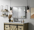 Elegant Lighting Amoura Metal Frame Mirror 27 Inch W x 36 Inch H in Black Model: MR6H2736BLK