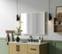 Elegant Lighting Amoura Metal Frame Mirror 27 Inch W x 36 Inch H in Brass Model: MR6H2736BRA