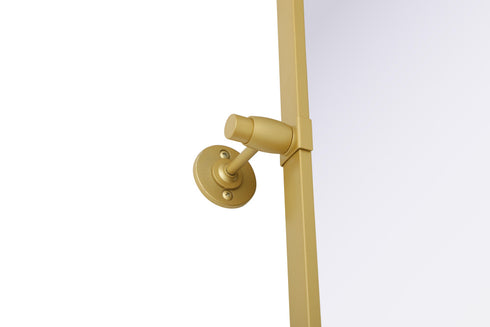 Elegant Lighting Amoura Metal Frame Mirror 27 Inch W x 36 Inch H in Brass Model: MR6H2736BRA