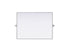 Elegant Lighting Amoura Metal Frame Mirror 27 Inch W x 36 Inch H in Silver Model: MR6H2736SIL