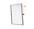 Elegant Lighting Amoura Metal Frame Mirror 30 Inch W x 36 Inch H in Black Model: MR6H3036BLK