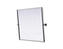 Elegant Lighting Amoura Metal Frame Mirror 30 Inch W x 36 Inch H in Black Model: MR6H3036BLK