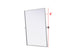 Elegant Lighting Amoura Metal Frame Mirror 30 Inch W x 36 Inch H in Silver Model: MR6H3036SIL