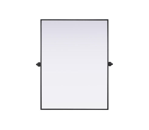 Elegant Lighting Amoura Metal Frame Mirror 40 Inch W x 30 Inch H in Black Model: MR6H4030BLK