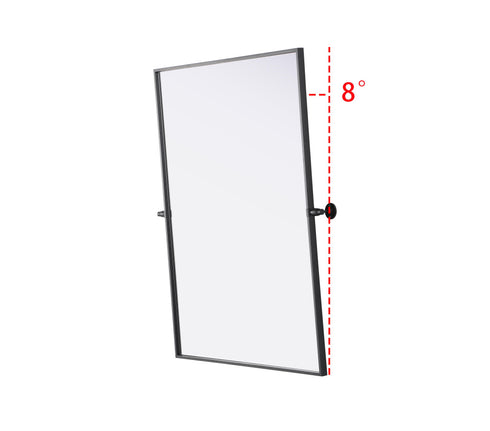 Elegant Lighting Amoura Metal Frame Mirror 40 Inch W x 30 Inch H in Black Model: MR6H4030BLK