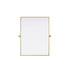 Elegant Lighting Amoura Metal Frame Mirror 40 Inch W x 30 Inch H in Brass Model: MR6H4030BRA