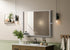 Elegant Lighting Amoura Metal Frame Mirror 40 Inch W x 30 Inch H in Silver Model: MR6H4030SIL