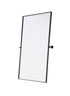 Elegant Lighting Amoura Metal Frame Mirror 48 Inch W x 30 Inch H in Black Model: MR6H4830BLK