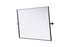 Elegant Lighting Amoura Metal Frame Mirror 48 Inch W x 30 Inch H in Black Model: MR6H4830BLK