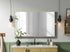 Elegant Lighting Amoura Metal Frame Mirror 48 Inch W x 30 Inch H in Brass Model: MR6H4830BRA