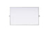 Elegant Lighting Amoura Metal Frame Mirror 48 Inch W x 30 Inch H in Silver Model: MR6H4830SIL